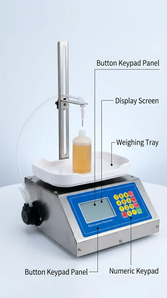Semi-automatic High Precision Plastic Packaging Liquid Machine for Milk Juice Liquor Cream Beverage Soy Sauce Liquid Soap - Detail image 4