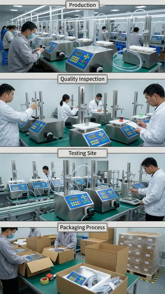Semi-automatic High Precision Plastic Packaging Liquid Machine for Milk Juice Liquor Cream Beverage Soy Sauce Liquid Soap - Detail image 6