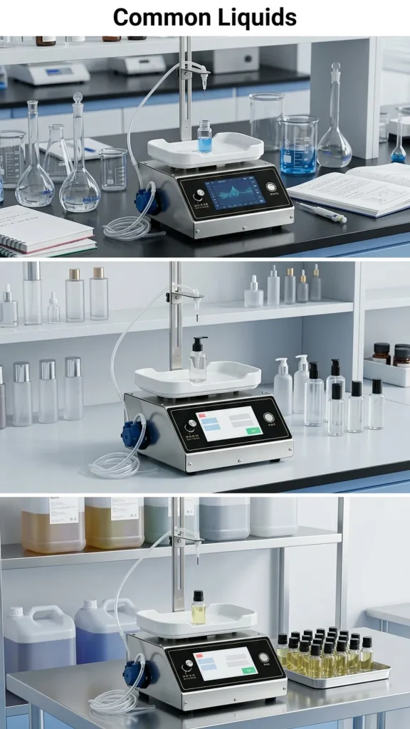 CSY-M90 Desktop Touchscreen Version Automatic Weighing Quantitative Liquid Filling Machine for Small Workspaces - Detail image 5