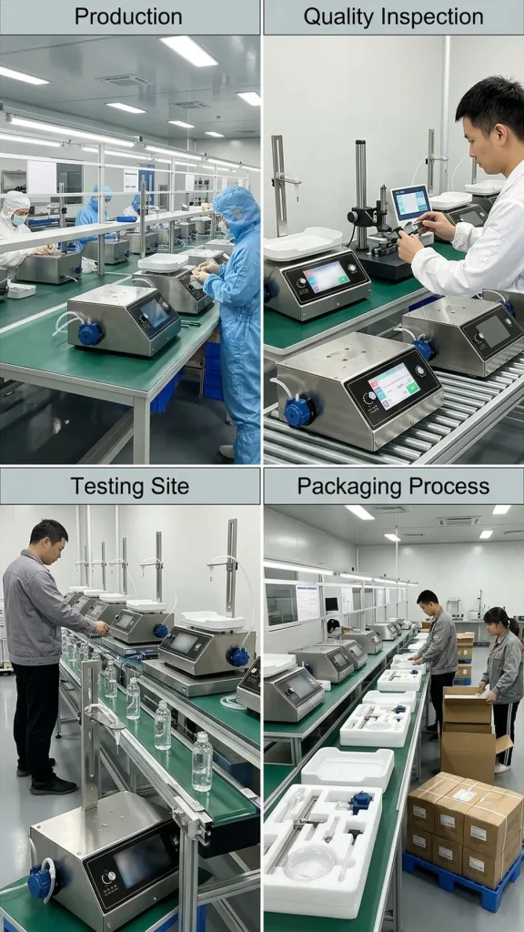 CSY-M90 Desktop Touchscreen Version Automatic Weighing Quantitative Liquid Filling Machine for Small Workspaces - Detail image 6