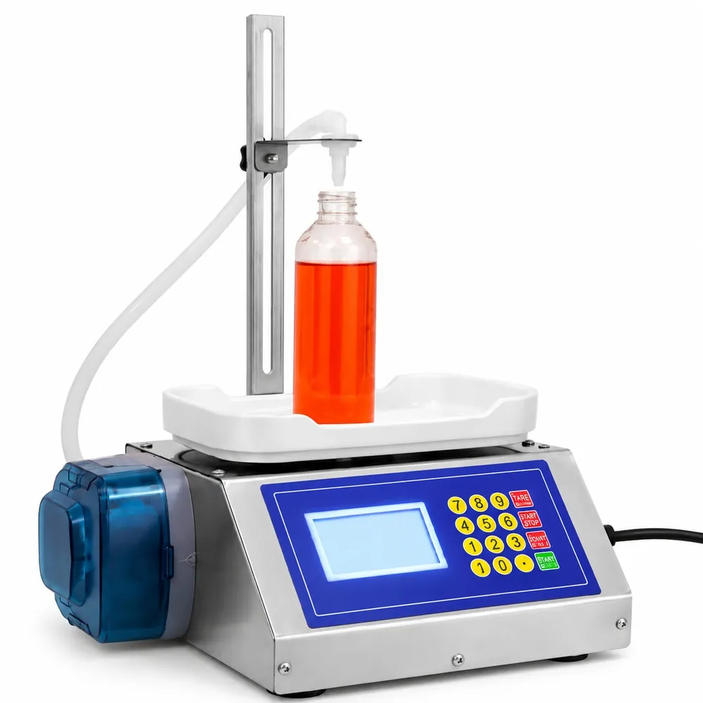 CSY 1200 Semi Auto Peristaltic Pump Liquid Filling Machine 2 to 100g Range for Glue Essence Oil and Chemical Solutions - Main image 1