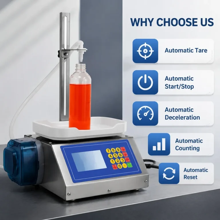 CSY 1200 Semi Auto Peristaltic Pump Liquid Filling Machine 2 to 100g Range for Glue Essence Oil and Chemical Solutions - Main image 2