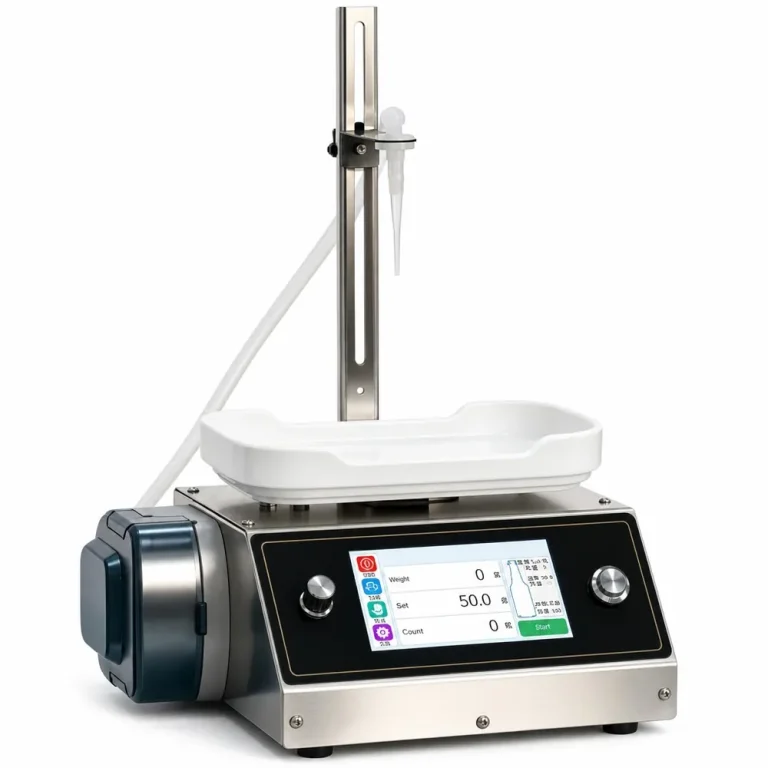 CSY1200 Desktop Semi-Automatic Peristaltic Pump Liquid Filling Machine 100g Filling Range 0.2g Accuracy Touch Screen - Main image 1