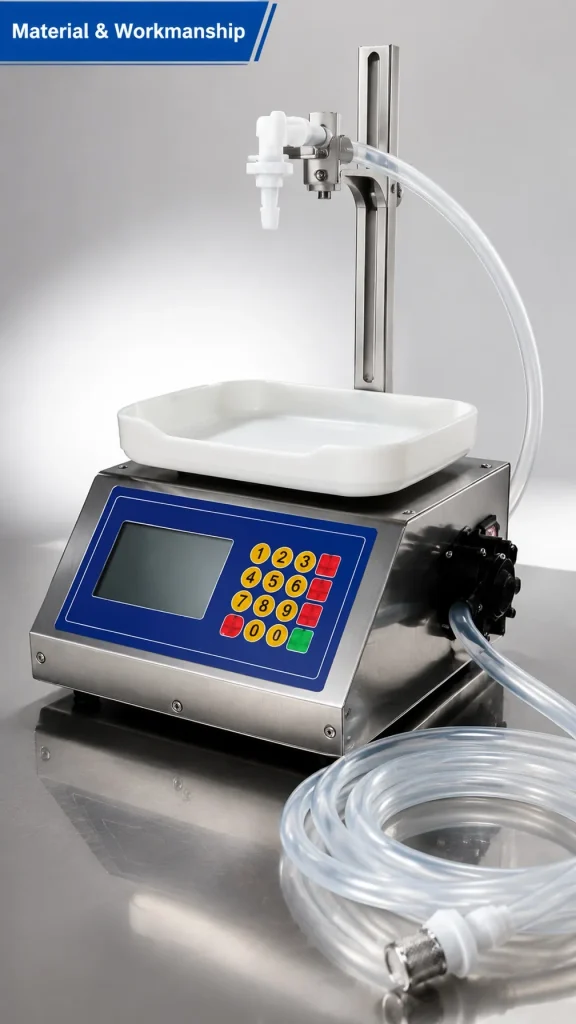 CSY3200 Small Weighing Type Quantitative Liquid Dispense Canned Sesame Paste Edible Oil Glue Viscous Volumetric Filling Machine - Detail image 5