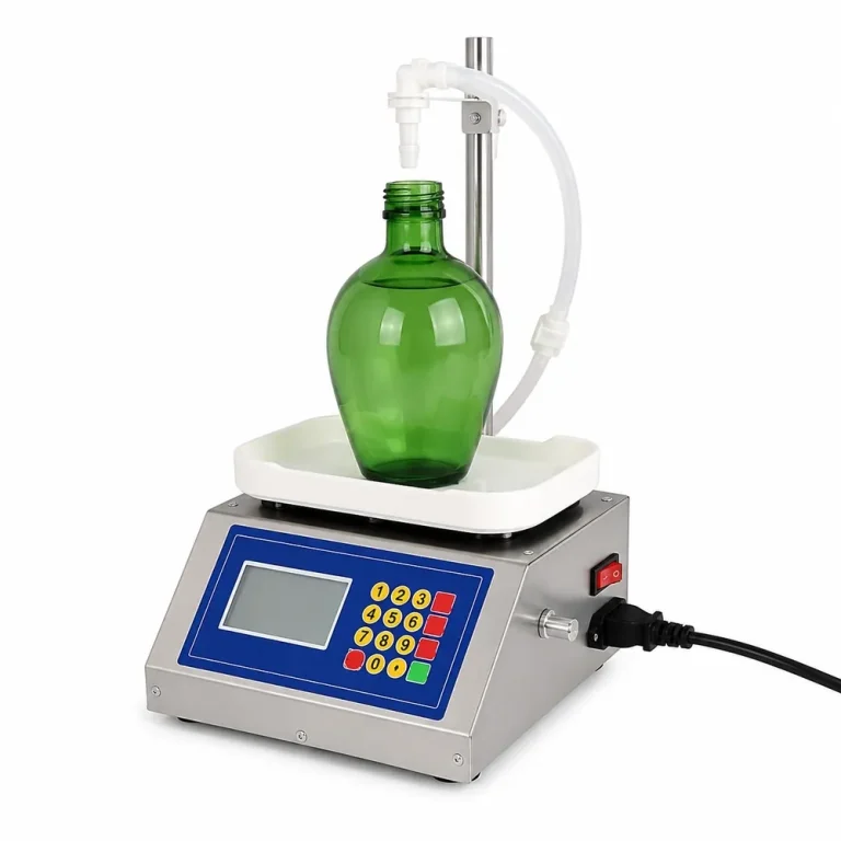 CSY3200 Small Weighing Type Quantitative Liquid Dispense Canned Sesame Paste Edible Oil Glue Viscous Volumetric Filling Machine - Main image 1