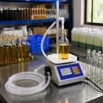 CSY3200 Small Weighing Type Quantitative Liquid Dispense Canned Sesame Paste Edible Oil Glue Viscous Volumetric Filling Machine - Main image 3