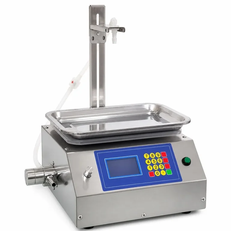 CSY-6500 Small Weighing Quantitative Filler with Corrosion Resistant Magnetic Pump for Oil Cleaner & Multi Liquids - Main image 1