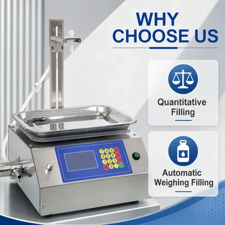 CSY-6500 Small Weighing Quantitative Filler with Corrosion Resistant Magnetic Pump for Oil Cleaner & Multi Liquids - Main image 2