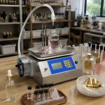 CSY 7500 Semi Auto Peristaltic Pump Liquid Filling Machine 10 to 5000g Range for Glue Essence Oil and Chemical Solutions - Main image 3
