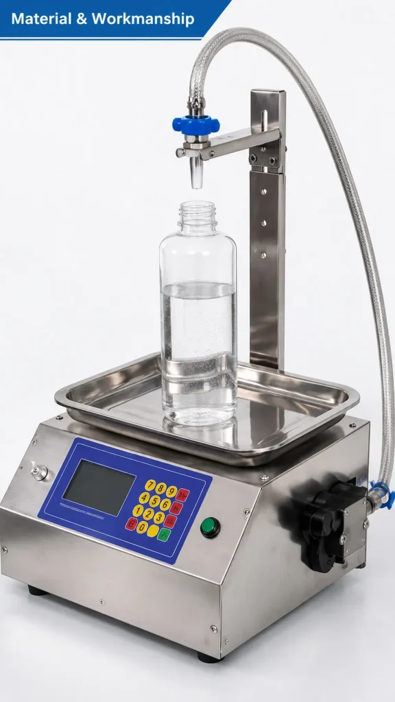 CSYL10 Small Weighing Type Quantitative Liquid Dispense Canned Sesame Paste Edible Oil Glue Viscous Volumetric Filling Machine - Detail image 5
