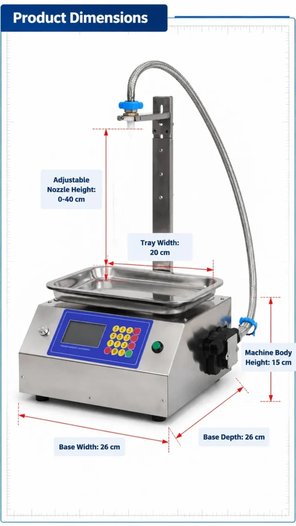 CSYL10 Small Weighing Type Quantitative Liquid Dispense Canned Sesame Paste Edible Oil Glue Viscous Volumetric Filling Machine - Detail image 6