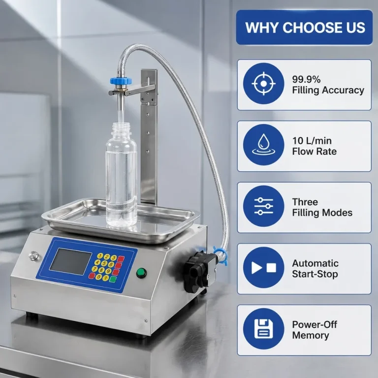 CSYL10 Small Weighing Type Quantitative Liquid Dispense Canned Sesame Paste Edible Oil Glue Viscous Volumetric Filling Machine - Main image 2
