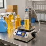 CSYL10 Small Weighing Type Quantitative Liquid Dispense Canned Sesame Paste Edible Oil Glue Viscous Volumetric Filling Machine - Main image 3