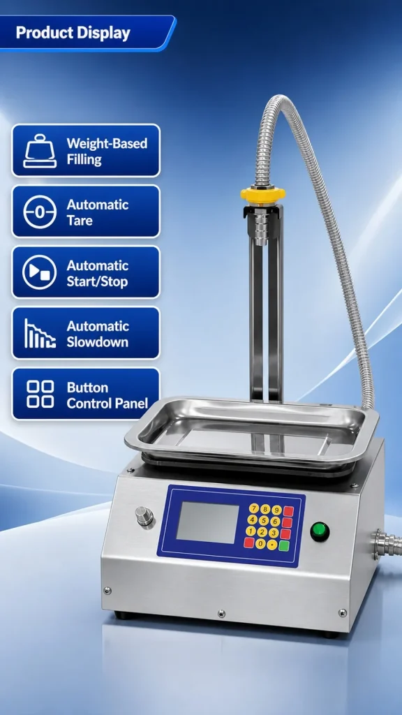 CSY-L12 Semi-Automatic Edible Oil Machine High Accuracy Liquid Soap Peanut Oil Bottling Plastic Cans 12L/Min Eco-Friendly - Detail image 1