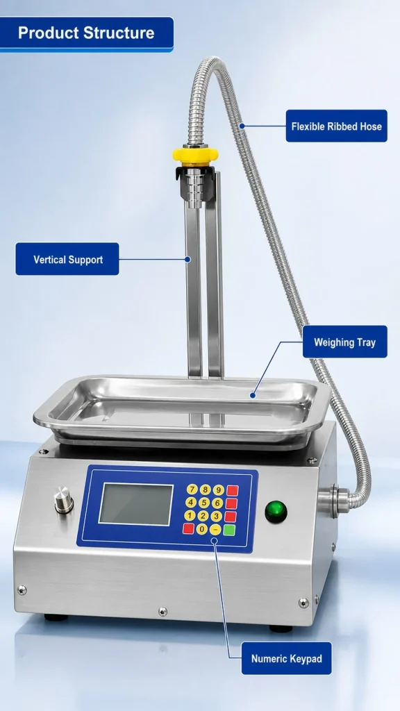 CSY-L12 Semi-Automatic Edible Oil Machine High Accuracy Liquid Soap Peanut Oil Bottling Plastic Cans 12L/Min Eco-Friendly - Detail image 3