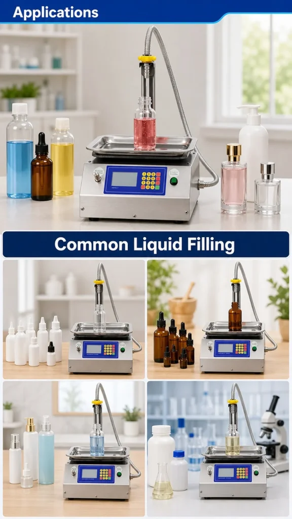 CSY-L12 Semi-Automatic Edible Oil Machine High Accuracy Liquid Soap Peanut Oil Bottling Plastic Cans 12L/Min Eco-Friendly - Detail image 4