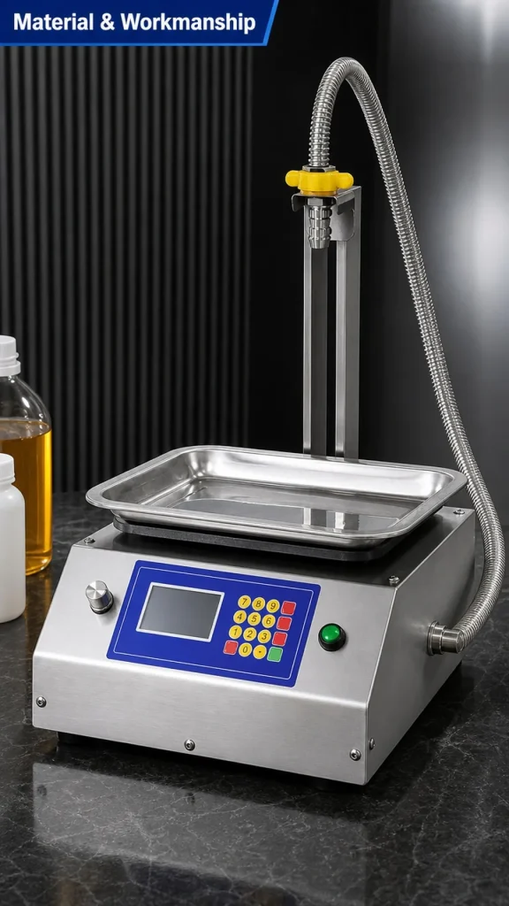CSY-L12 Semi-Automatic Edible Oil Machine High Accuracy Liquid Soap Peanut Oil Bottling Plastic Cans 12L/Min Eco-Friendly - Detail image 5