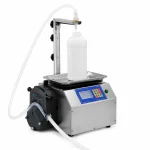 CSY-L13 TDesktop Semi-Automatic Liquid Filling Machine for Beverage Water Cosmetic & Oil with 10g-8kg Filling Range Plastic Cans - Main image 1