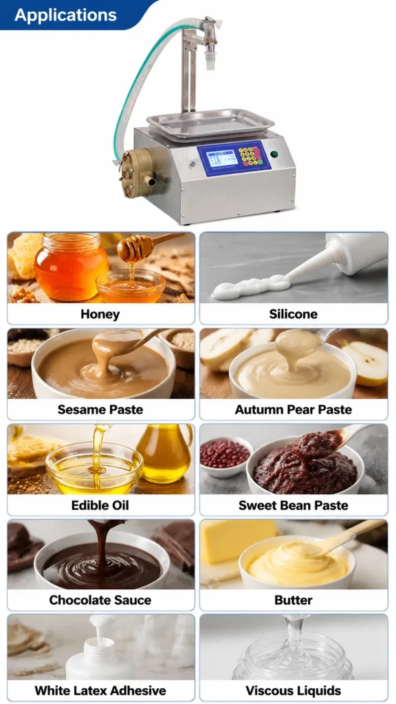CSY-L15 Intelligent Electric Viscous Liquid Filler High Precision Dual Modes 1 Year Warranty for Plastic/Glass/Paper Cream - Detail image 4