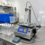 CSYL17 Small High Precision Semi-Automatic Volumetric Filling Machine for Canned Edible Oil Water Juice Viscous Liquids - Main image 3