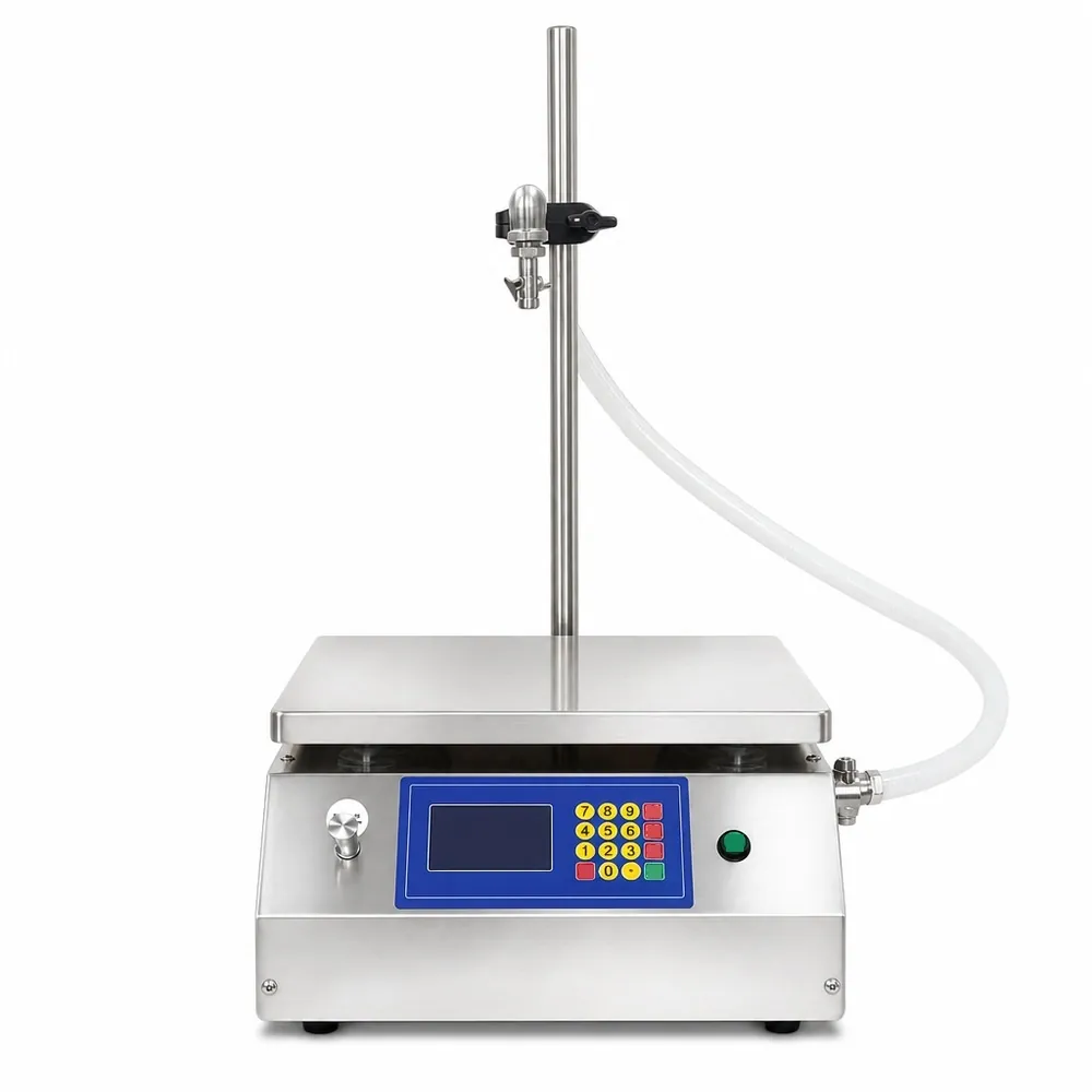 CSY-L20 High Precision Semi-Automatic Weighing Liquid Machine for Edible Oil Peanut Oil Rapeseed Oil Beverage Liquid Soap - Main image 1