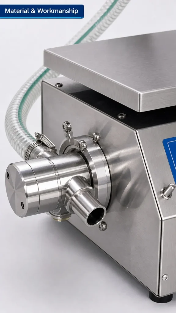 CSY-L30 Small Weighing Quantitative Filler with Corrosion Resistant Magnetic Pump for Oil Cleaner & Multi Liquids - Detail image 5