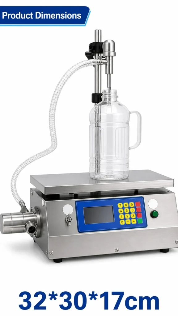 CSY-L30 Small Weighing Quantitative Filler with Corrosion Resistant Magnetic Pump for Oil Cleaner & Multi Liquids - Detail image 6
