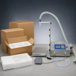 CSY-L36 Semi Auto Liquid Filling Machine Desktop Diaphragm Pump Filler 30g to 30kg Capacity for Beverage Sauce Vinegar Oil - Main image 5