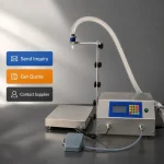 CSY-L36 Semi Auto Liquid Filling Machine Desktop Diaphragm Pump Filler 30g to 30kg Capacity for Beverage Sauce Vinegar Oil - Main image 6