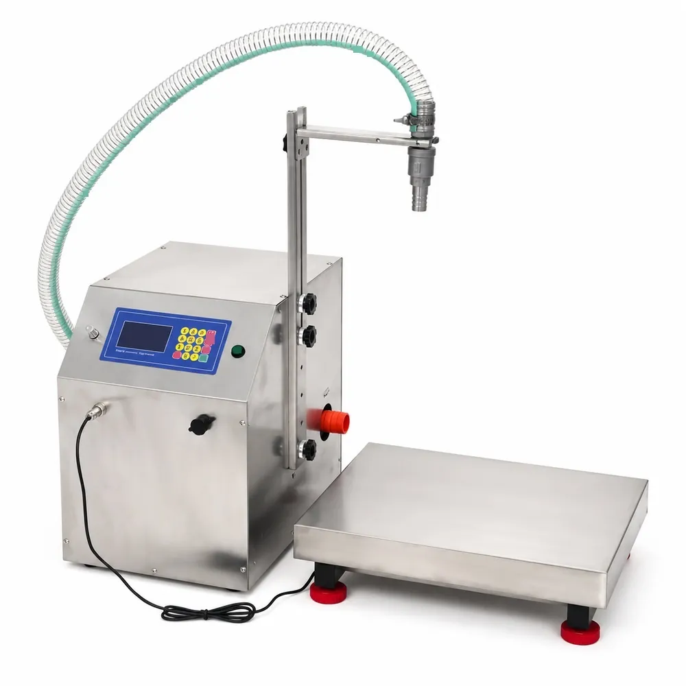 CSYL72 High Precision Semi-Automatic Volumetric Machine for Canned Edible Oil Water Juice Viscous Liquids Small Weighing - Main image 1