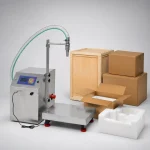 CSYL72 High Precision Semi-Automatic Volumetric Machine for Canned Edible Oil Water Juice Viscous Liquids Small Weighing - Main image 5