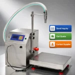 CSYL72 High Precision Semi-Automatic Volumetric Machine for Canned Edible Oil Water Juice Viscous Liquids Small Weighing - Main image 6