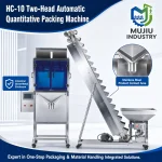 Fully Automatic Two-Head Quantitative Granule Packing Machine 10g-2000g High Precision HC-10 with Bucket Elevator - Main image 4