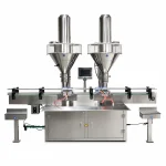 Automatic Double-Head Powder Bottle Filling Line 5g-1kg High Speed Twin Screw Dosing Machine for Jars and Cans - Main image 1