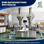 Automatic Double-Head Powder Bottle Filling Line 5g-1kg High Speed Twin Screw Dosing Machine for Jars and Cans - Main image 5
