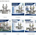 Automatic Double-Head Powder Bottle Filling Line 5g-1kg High Speed Twin Screw Dosing Machine for Jars and Cans - Main image 6