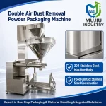Double Air Dust Removal Powder Packaging Machine 1-10kg High-Dose Semi-Automatic Servo Screw Filler with Bag Support - Main image 4