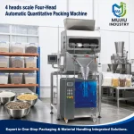 Fully Automatic Four-Head Quantitative Packing Machine 20-1000g VFFS Vertical Form Fill Seal for Granules - Main image 5