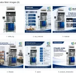 Fully Automatic Four-Head Quantitative Packing Machine 20-1000g VFFS Vertical Form Fill Seal for Granules - Main image 6