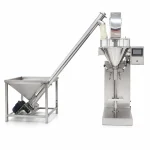 Semi-Automatic Powder Filling Packing Machine 5g-10kg Servo Screw Metering with Integrated Auger Conveyor - Main image 1
