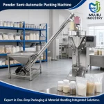 Semi-Automatic Powder Filling Packing Machine 5g-10kg Servo Screw Metering with Integrated Auger Conveyor - Main image 5