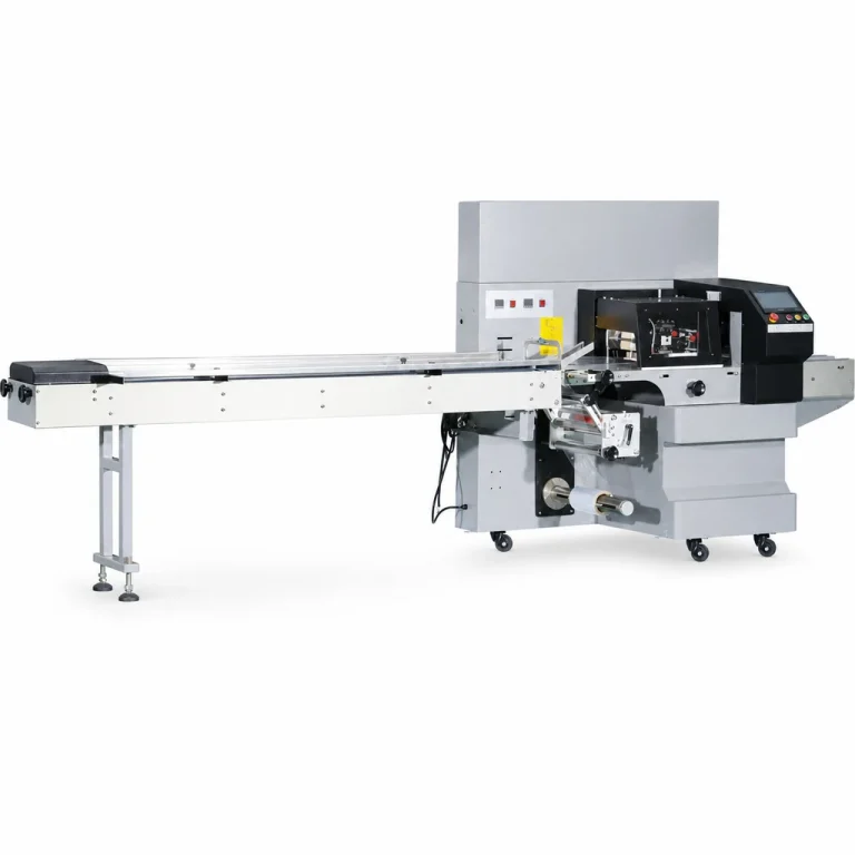 HC-320 Automatic Horizontal Pillow Packing Machine Flow Wrapping Machine for Biscuits Snack Bars and Bakery Products - Main image 1