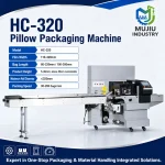 HC-320 Automatic Horizontal Pillow Packing Machine Flow Wrapping Machine for Biscuits Snack Bars and Bakery Products - Main image 6