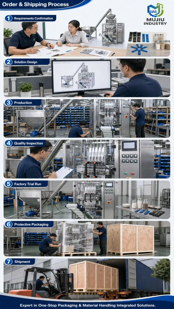 HC-90B-4L Automatic Four-Lane Back-Seal Powder Granule VFFS Sachet Packing Machine with Auger Metering and Touchscreen Control - Detail image 6