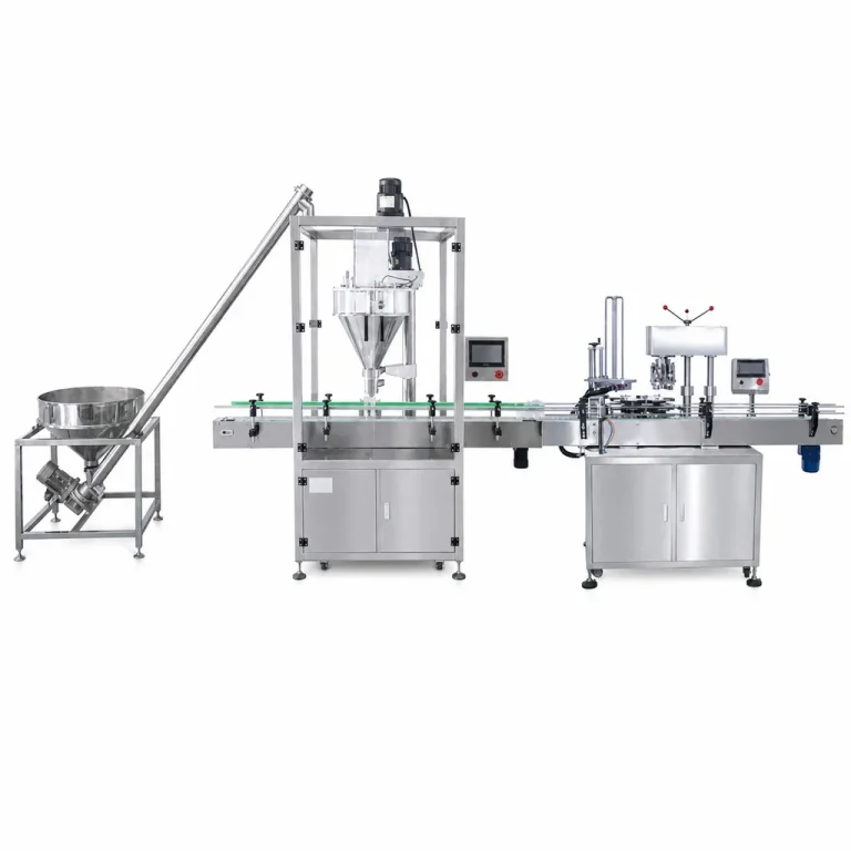 Automatic Powder Filling Machine HC-FG with Servo Auger Filling and Integrated Can Seamer - Main image 1