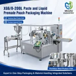 XG6/8-200L Automatic Premade Pouch Liquid Filling Machine Doypack Filling Sealing Machine for Paste Sauce and Liquid Seasoning - Main image 4