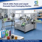 XG6/8-200L Automatic Premade Pouch Liquid Filling Machine Doypack Filling Sealing Machine for Paste Sauce and Liquid Seasoning - Main image 5