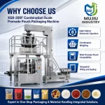 XG8-200F Combination Scale Premade Pouch Packaging Machine Multihead Weigher Rotary Pouch Packing for Snack Granule Seeds Nuts - Main image 3