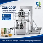 XG8-200F Combination Scale Premade Pouch Packaging Machine Multihead Weigher Rotary Pouch Packing for Snack Granule Seeds Nuts - Main image 4