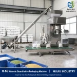 MUJIU H-50 10-50kg Granule Quantitative Packaging Machine Automatic Weighing Bag Filling Sealing Machine with Screw Feeder - Main image 5